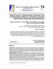 Research paper thumbnail of Study Protocol: A Randomised Controlled Trial of Nortriptyline Added to a Smoking Cessation Intervention Conducted among Prisoners