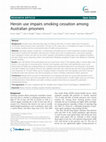 Research paper thumbnail of Heroin use impairs smoking cessation among