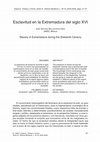 Research paper thumbnail of Esclavitud en la Extremadura del siglo XVI