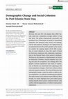 Research paper thumbnail of Demographic Change and Social Cohesion In Post-Islamic State Iraq