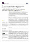 Research paper thumbnail of De Novo Transcriptome Sequencing of Rough Lemon Leaves (Citrus jambhiri Lush.) in Response to Plenodomus tracheiphilus Infection