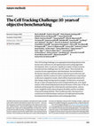 Research paper thumbnail of The Cell Tracking Challenge: 10 years of objective benchmarking