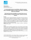 Research paper thumbnail of La Universidad francesa en perdición: relato de cuarenta años de ideología neoliberal al timón (1979-2020). Testimonio  desde otras latitudes