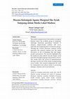 Research paper thumbnail of Wacana Kelompok Agama Marginal Eks Syiah Sampang dalam Media Lokal Madura