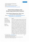 Research paper thumbnail of Dakwah Islam Dan Budaya Lokal (Resepsi Agama Dalam Kultur Nusantara)