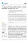 Research paper thumbnail of Low Job Market Integration of Skilled Immigrants in Canada: The Implication for Social Integration and Mental Well-Being