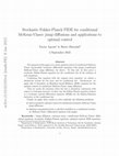 Research paper thumbnail of Fokker-Planck PIDE for McKean-Vlasov jump diffusions and applications to HJB equations and optimal control