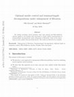 Research paper thumbnail of Optimal insider control and semimartingale decompositions under enlargement of filtration