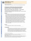 Research paper thumbnail of A comparison of delay discounting among smokers, substance abusers, and non-dependent controls