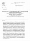 Research paper thumbnail of El vinagre carece de acción antiglucémica sobre la absorción enteral de carbohidratos en sujetos humanos