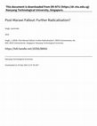 Research paper thumbnail of Post-Marawi Fallout: Further Radicalisation?