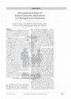 Research paper thumbnail of Discontinuation rates of topical glaucoma medications in a managed care population