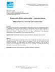 Research paper thumbnail of Democracia elitista, universidad y contraescrituras