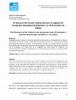 Research paper thumbnail of El discurso del Estado chileno durante el régimen de Excepción: Dictadura de Pinochet y el 18 de octubre de  Piñera