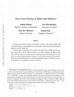 Research paper thumbnail of Envy-Free Pricing in Multi-unit Markets