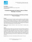 Research paper thumbnail of Tratamiento Informativo de América Latina en el Diario Marroquí L'Economiste