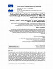 Research paper thumbnail of Soil Acidity Indices, Nutrient Availability and Plant Growth through Amelioration Practices in Adjacent Coal-mine Paddy Soil