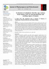 Research paper thumbnail of Evaluation of endophytic Bacillus spp. isolates from tomato roots on seed germination and seedling vigour of tomato