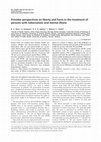 Research paper thumbnail of Provider perspectives on liberty and harm in the treatment of persons with tuberculosis and mental illness