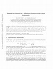 Research paper thumbnail of Blowing up Solutions for a Biharmonic Equation with Critical Nonlinearity