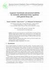 Research paper thumbnail of Lyapunov functionals and practical stability for stochastic differential delay equations with general decay rate