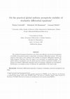 Research paper thumbnail of On the practical global uniform asymptotic stability of stochastic differential equations