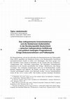 Research paper thumbnail of Das volkspolnische Innenministerium und die Solidarność-Außenstellen in der Bundesrepublik Deutschland– zwischen halboperativen Aufklärung und politisch bedingten Pragmatismus. Einige Diskussionsthesen und Fallbeispiele.