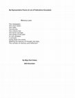 Research paper thumbnail of My Representative Poems (A List of Publications Excerpted)