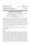 Research paper thumbnail of The Coso Framework and the Organization of Internal Audit for Fighting Against Fraud // Coso Okvir I Organizovanje Interne Revizije Za Borbu Protiv Prevara