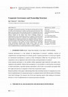 Research paper thumbnail of Corporate Governance and Ownership Structure