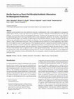 Research paper thumbnail of Bacillus Species as Direct-Fed Microbial Antibiotic Alternatives for Monogastric Production