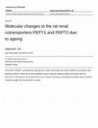 Research paper thumbnail of Molecular changes to the rat renal cotransporters PEPT1 and PEPT2 due to ageing