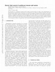 Research paper thumbnail of Electric field control of multiferroic domain wall motion