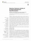 Research paper thumbnail of Selective Cytotoxic Activity of Prodigiosin@halloysite Nanoformulation