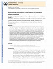 Research paper thumbnail of Mitochondrial abnormalities in the putamen in Parkinson’s disease dyskinesia