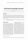 Research paper thumbnail of A Revised Knowledge Pyramid