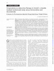 Research paper thumbnail of Unoprostone as adjunctive therapy to timolol: a double masked randomised study versus brimonidine and dorzolamide