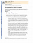 Research paper thumbnail of Efficient Synthesis of 1-Sulfonyl-1,2,3-triazoles