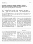 Research paper thumbnail of Synthesis of Selective Agonists for the α7 Nicotinic Acetylcholine Receptor with In Situ Click-Chemistry on Acetylcholine-Binding Protein Templates