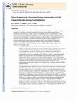 Research paper thumbnail of Direct evidence of a dinuclear copper intermediate in Cu(I)-catalyzed azide-alkyne cycloadditions