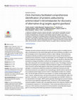 Research paper thumbnail of Click chemistry-facilitated comprehensive identification of proteins adducted by antimicrobial 5-nitroimidazoles for discovery of alternative drug targets against giardiasis