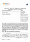 Research paper thumbnail of Production of Vanillin from Pineapple Peels Using Alkaline Hydrolysis and Microbial Fermentation