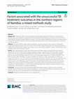 Research paper thumbnail of Factors associated with the unsuccessful TB treatment outcomes in the northern regions of Namibia: a mixed methods study