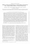 Research paper thumbnail of Influence of Environmental Factors on Activity Patterns of &lt;I&gt;Incisitermes minor&lt;/I&gt; (Isoptera: Kalotermitidae) in Naturally Infested Logs