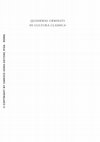 Research paper thumbnail of D. Siragusa, "La fondazione dei giochi Nemei nella traduzione umanistica di Giano Parrasio", <<Quaderni Urbinati di Cultura Classica>> 138 4 (2024), 161-173