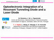 Research paper thumbnail of Optoelectronic Integration of a Resonant Tunneling Diode and a Laser Diode [paper WeB4]