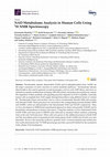 Research paper thumbnail of NAD Metabolome Analysis in Human Cells Using 1H NMR Spectroscopy