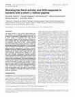 Research paper thumbnail of Blocking the RecA activity and SOS-response in bacteria with a short α-helical peptide