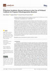 Research paper thumbnail of Propylene Synthesis: Recent Advances in the Use of Pt-Based Catalysts for Propane Dehydrogenation Reaction