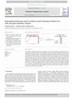 Research paper thumbnail of Experimental and kinetic study of oxidative steam reforming of ethanol over fresh and spent bimetallic catalysts